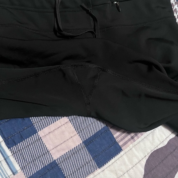 Black fleeced lined North Face Leggings - Picture 3 of 6